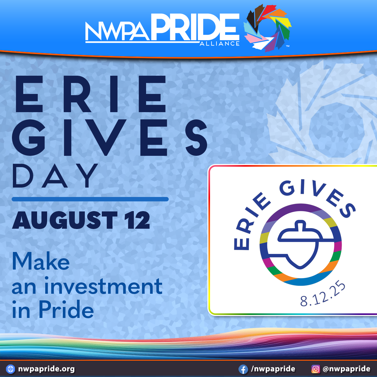 Erie Gives 2025: Make an Investment in Pride
