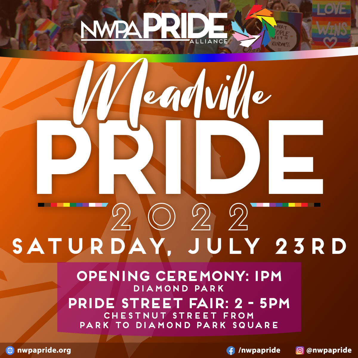 Meadville Pride 2022 NWPA Pride Alliance