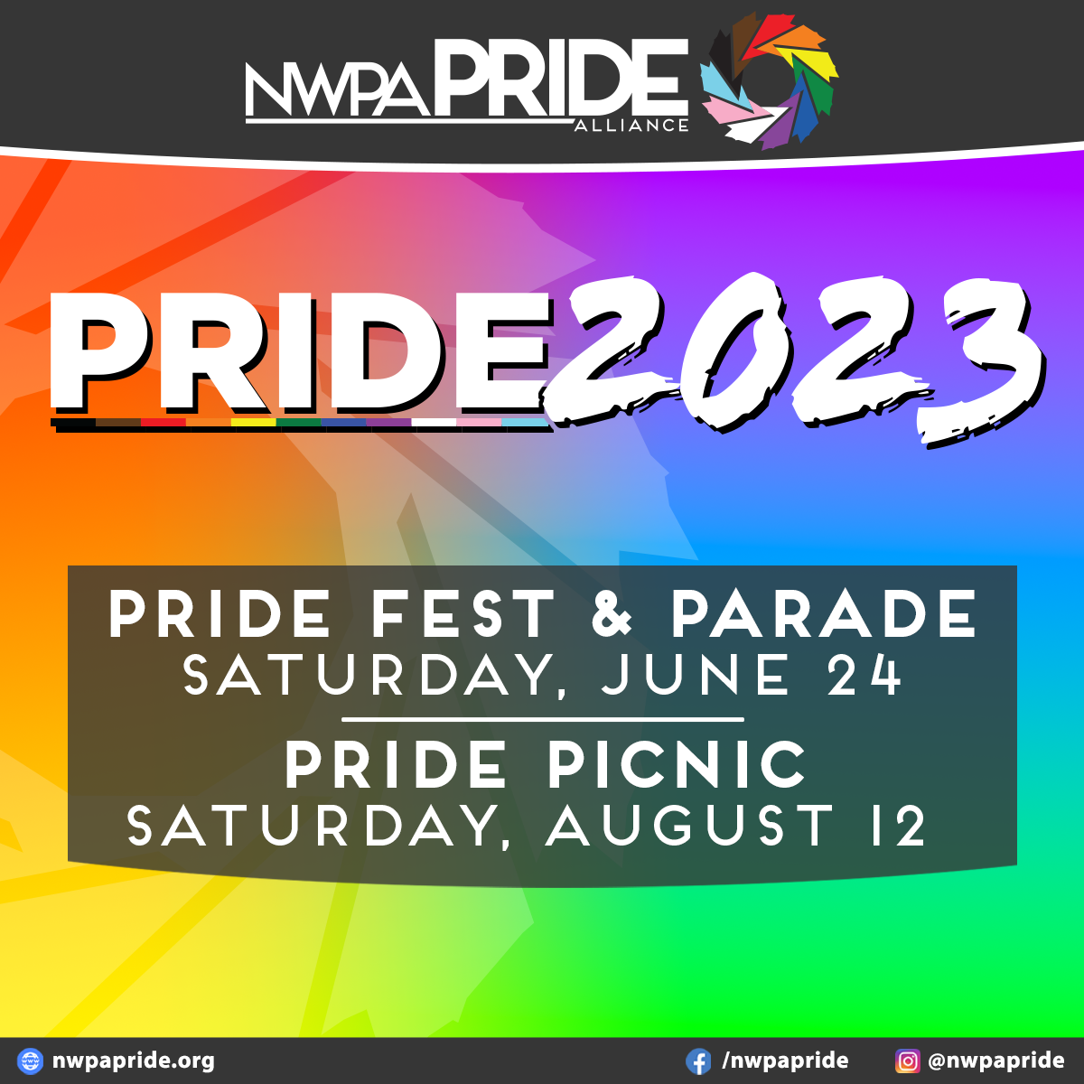 NWPA Pride Announces Erie Pride Dates NWPA Pride Alliance